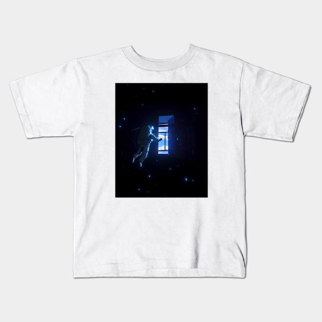 Dreams of Home Kids T-Shirt by LumiFantasy